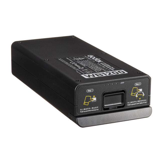 Batería Godox WB1200 para Flash Godox AD1200PRO con Sistema de Alimentación