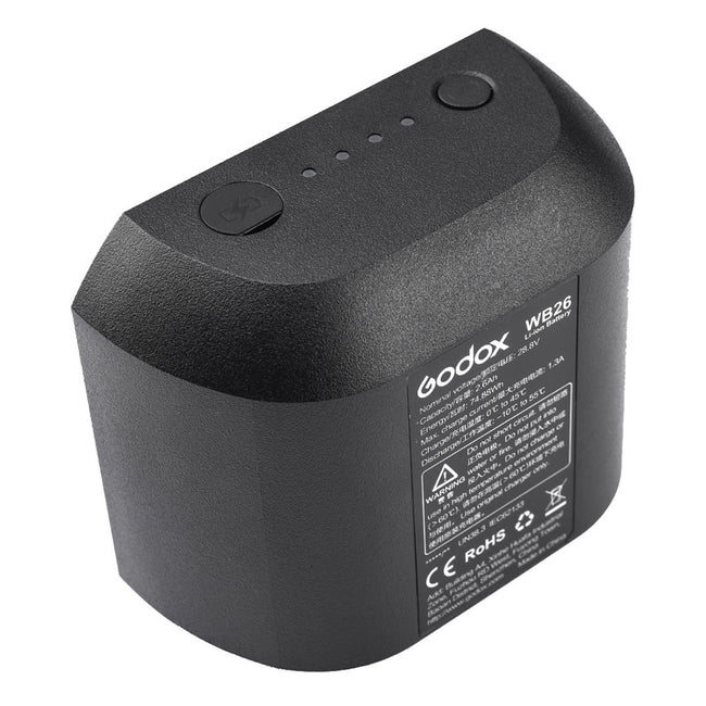 Batería Godox WB26 para Flash Witstro Godox AD600PRO Todo en Uno