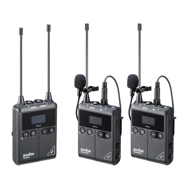 Micrófono Inalámbrico Pechero Godox WMic S1 para 2 Persona
