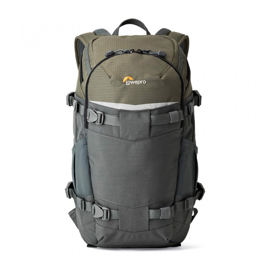 Mochila Lowepro Flipside Trek 250 AW (Gris/Verde oscuro)