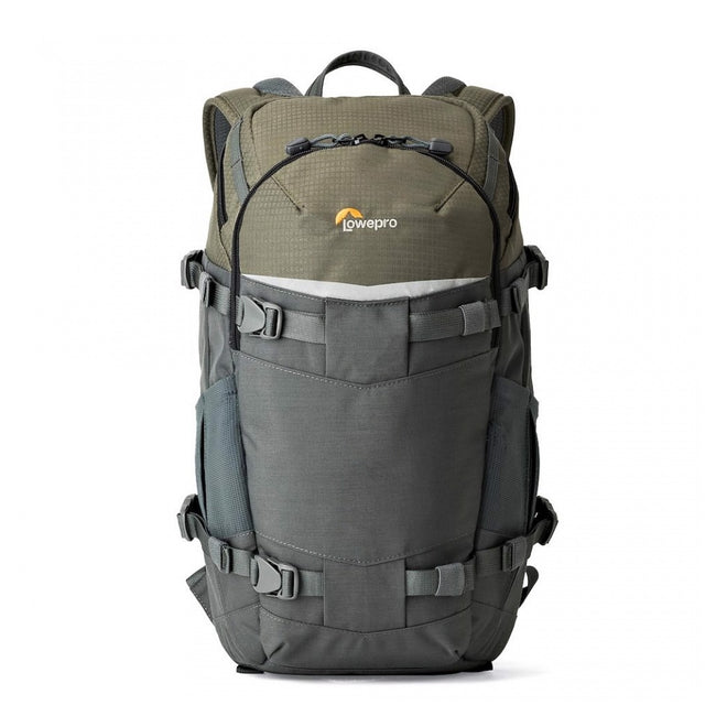 Mochila Lowepro Flipside Trek 250 AW (Gris/Verde oscuro)