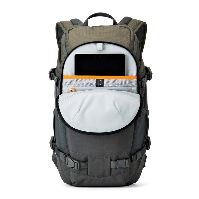 Mochila Lowepro Flipside Trek 250 AW (Gris/Verde oscuro)