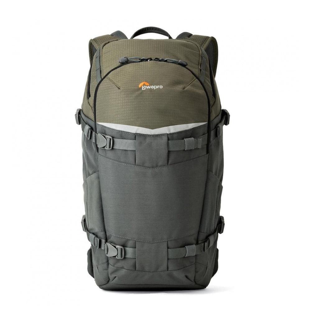 Mochila Lowepro Flipside Trek 350 AW (Gris/Verde oscuro)