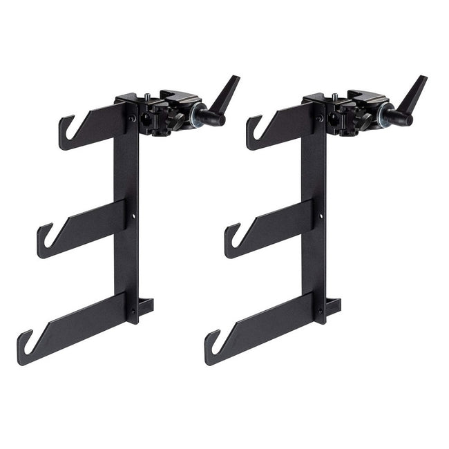 Ganchos para Portafondo Empotrable Manfrotto 044 con 2 Super Clamp