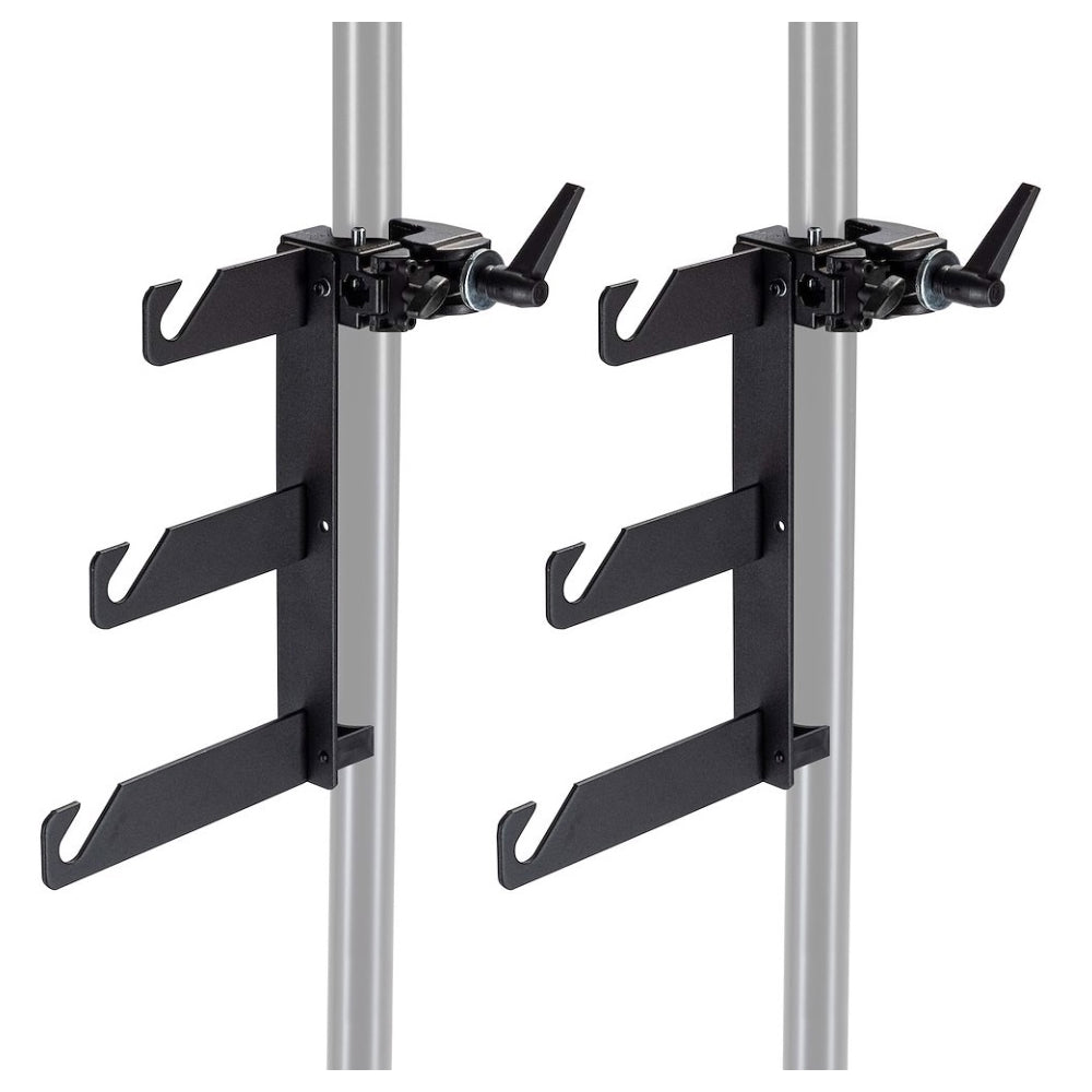 Ganchos para Portafondo Empotrable Manfrotto 044 con 2 Super Clamp