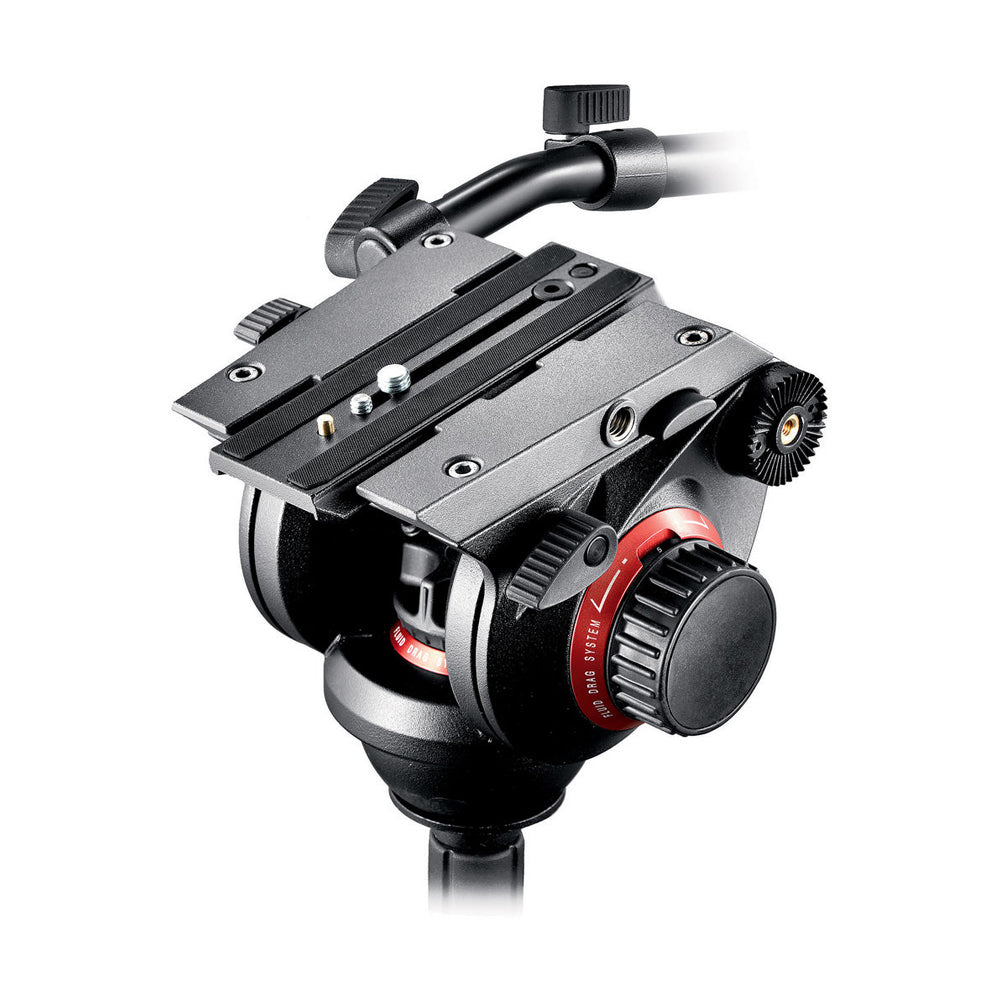 Cabezal de Video Fluido Manfrotto 504HD con Bas de Bola de 75 mm