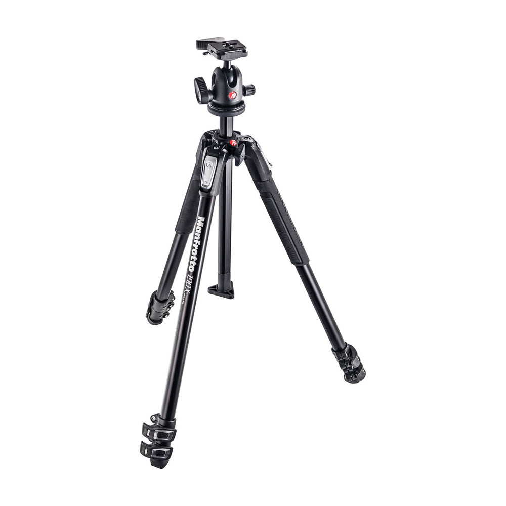 Trípode de Fotografía de Aluminio Manfrotto MK190X3-BH