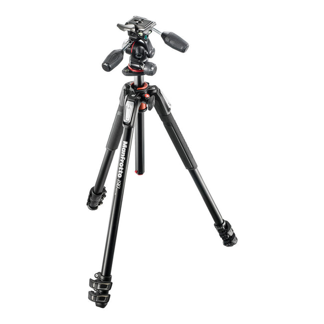 Trípode de Fotografía de Aluminio Manfrotto MK190XPRO3-3W