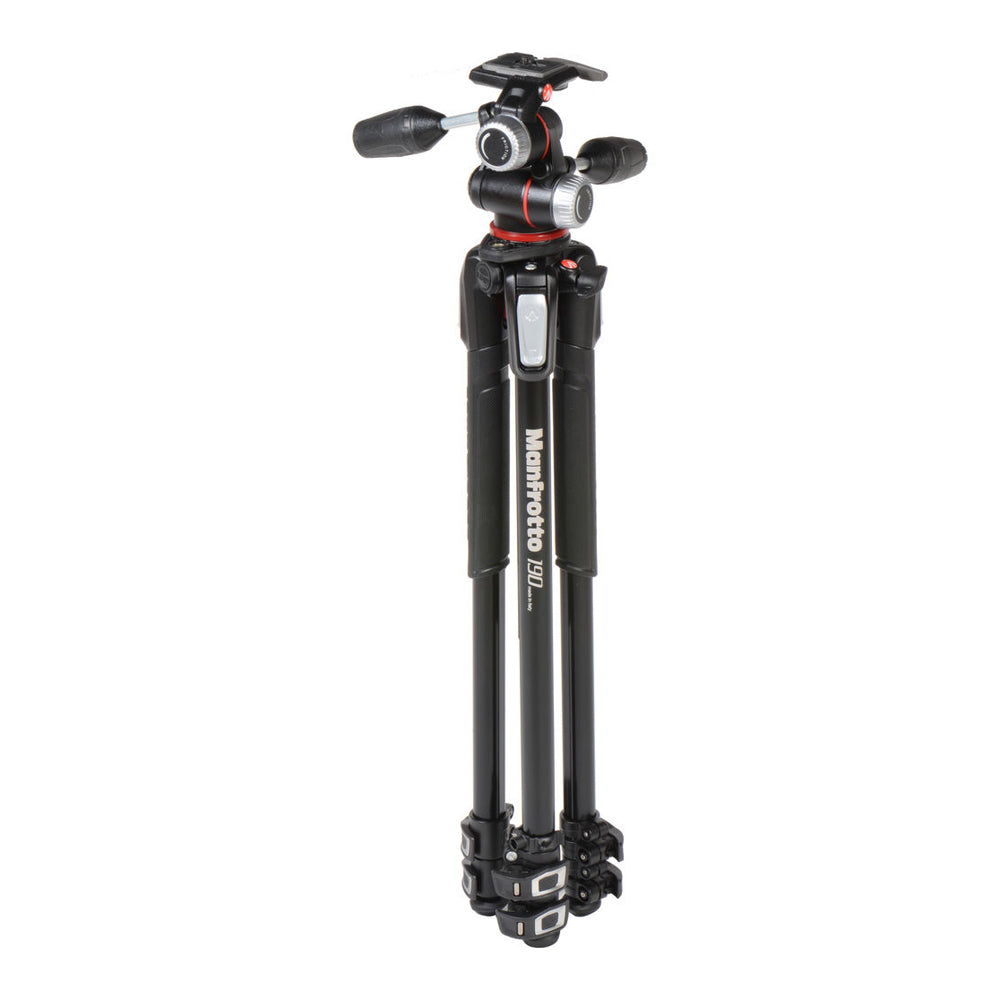 Trípode de Fotografía de Aluminio Manfrotto MK190XPRO3-3W