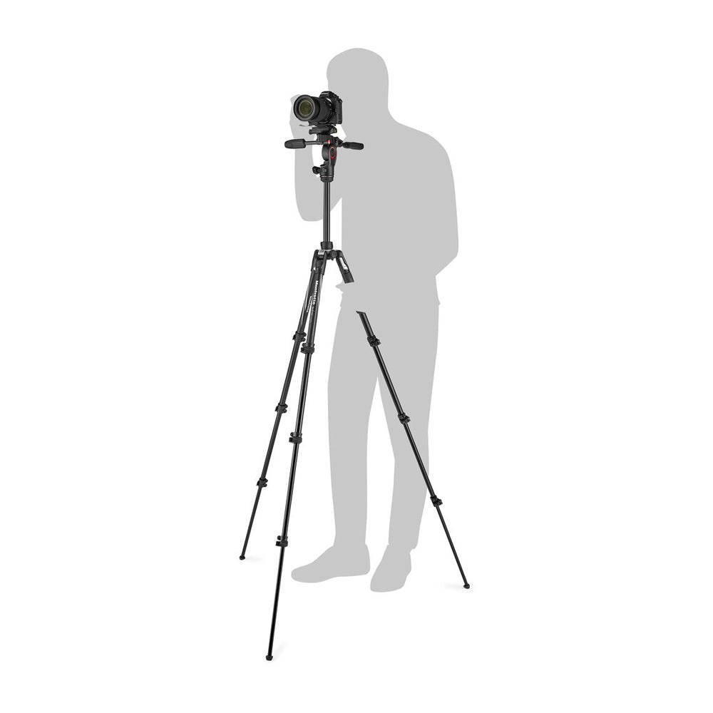 Trípode de Fotografía y Video Befree Advanced Manfrotto MKBFRLA4BK-3W