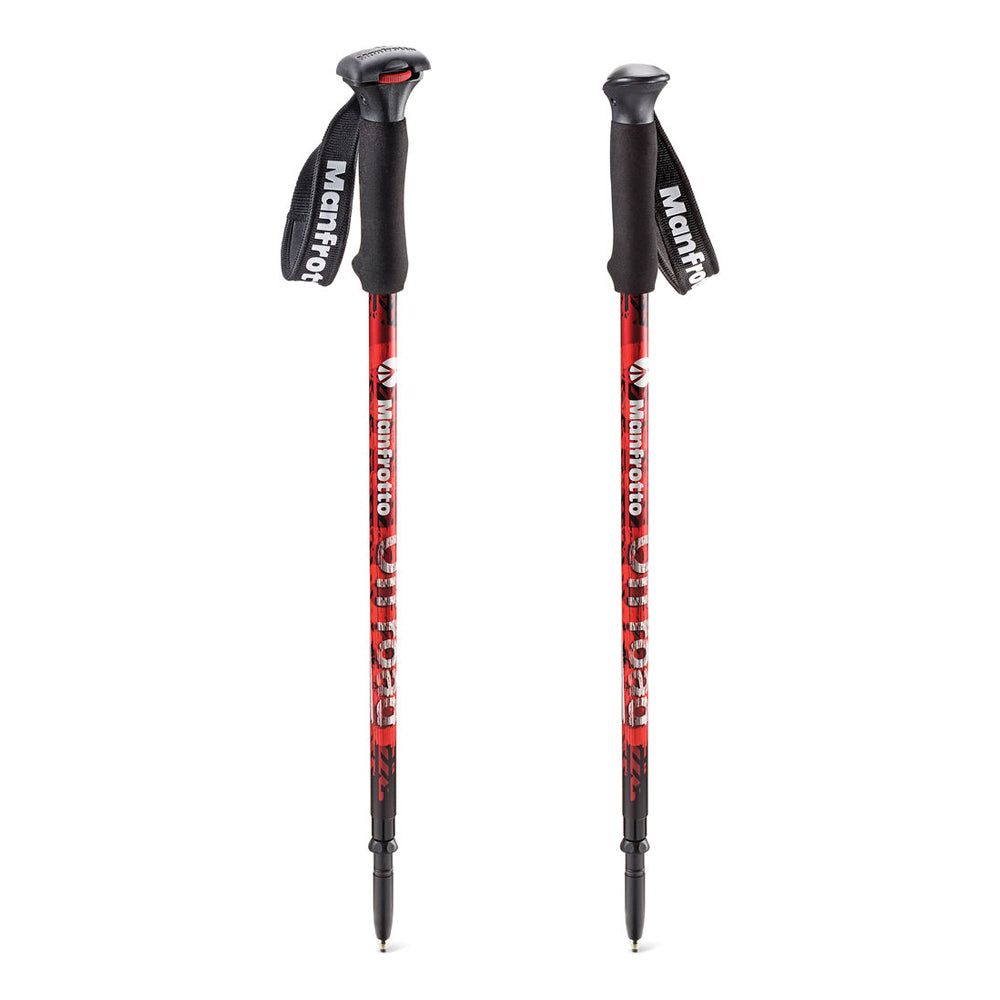 Pack de 2 Bastones de Aluminio Manfrotto MMOFFROADR (Rojo)