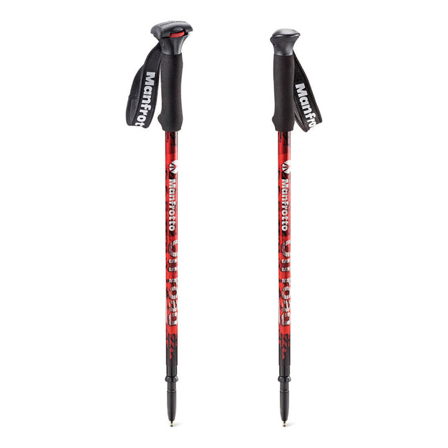 Pack de 2 Bastones de Aluminio Manfrotto MMOFFROADR (Rojo)