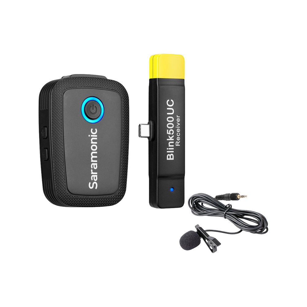 Sistema de micrófono inalámbrico Saramonic Blink 500 B5 2,4 GHz USB tipo C
