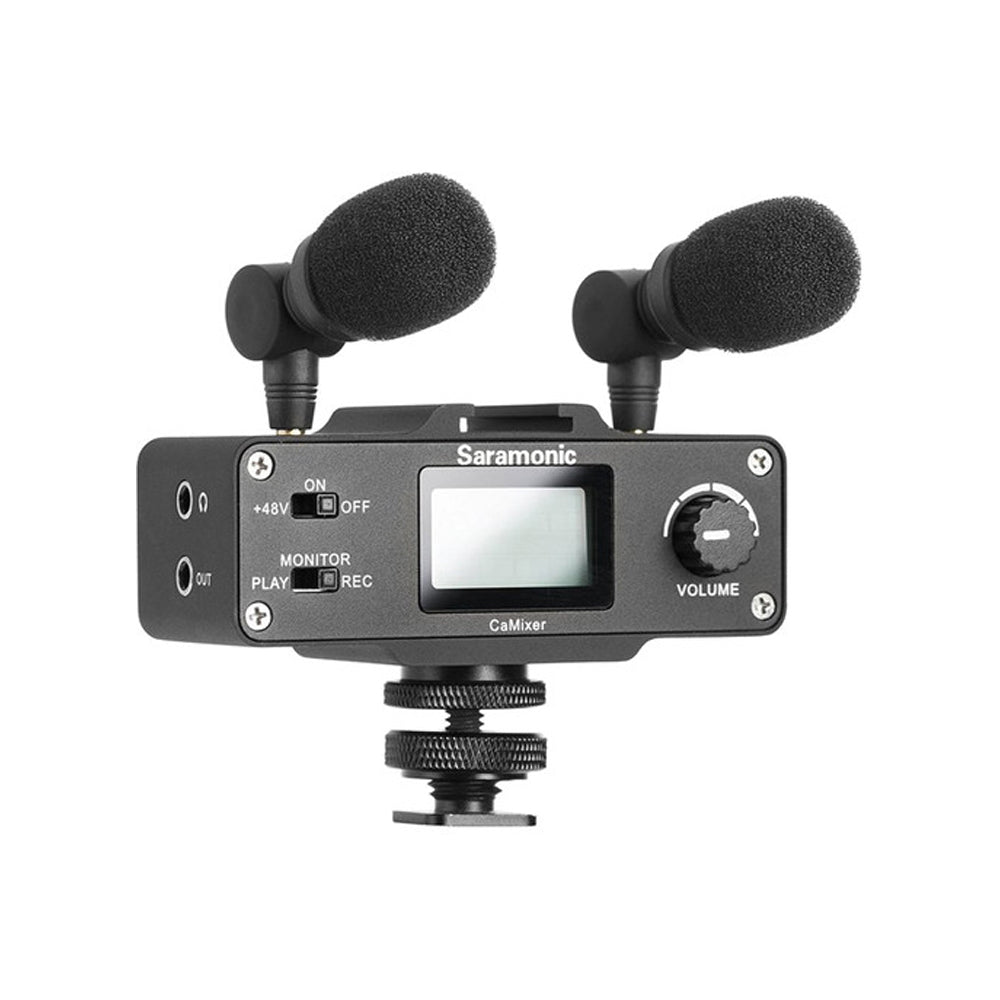 Kit de Micrófono Condensador Estereo Saramonic CaMixer