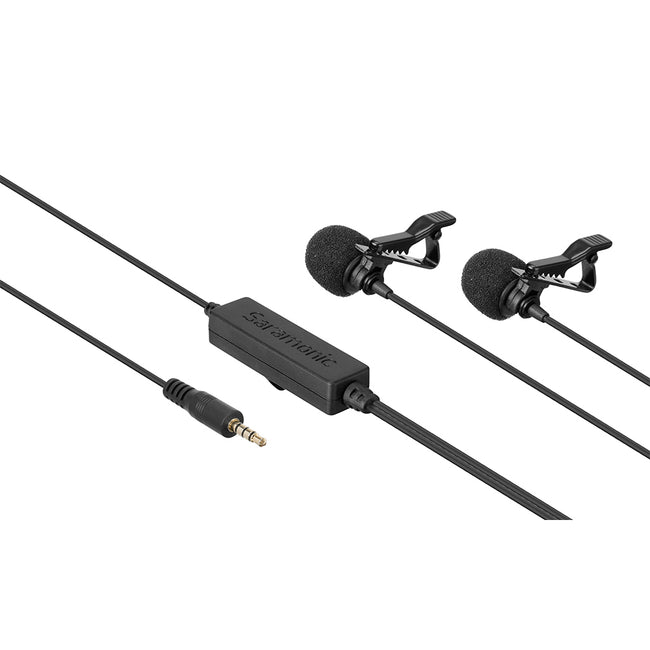 Micrófono Lavalier Saramonic LavMicro2M Omnidireccional para 2 personas