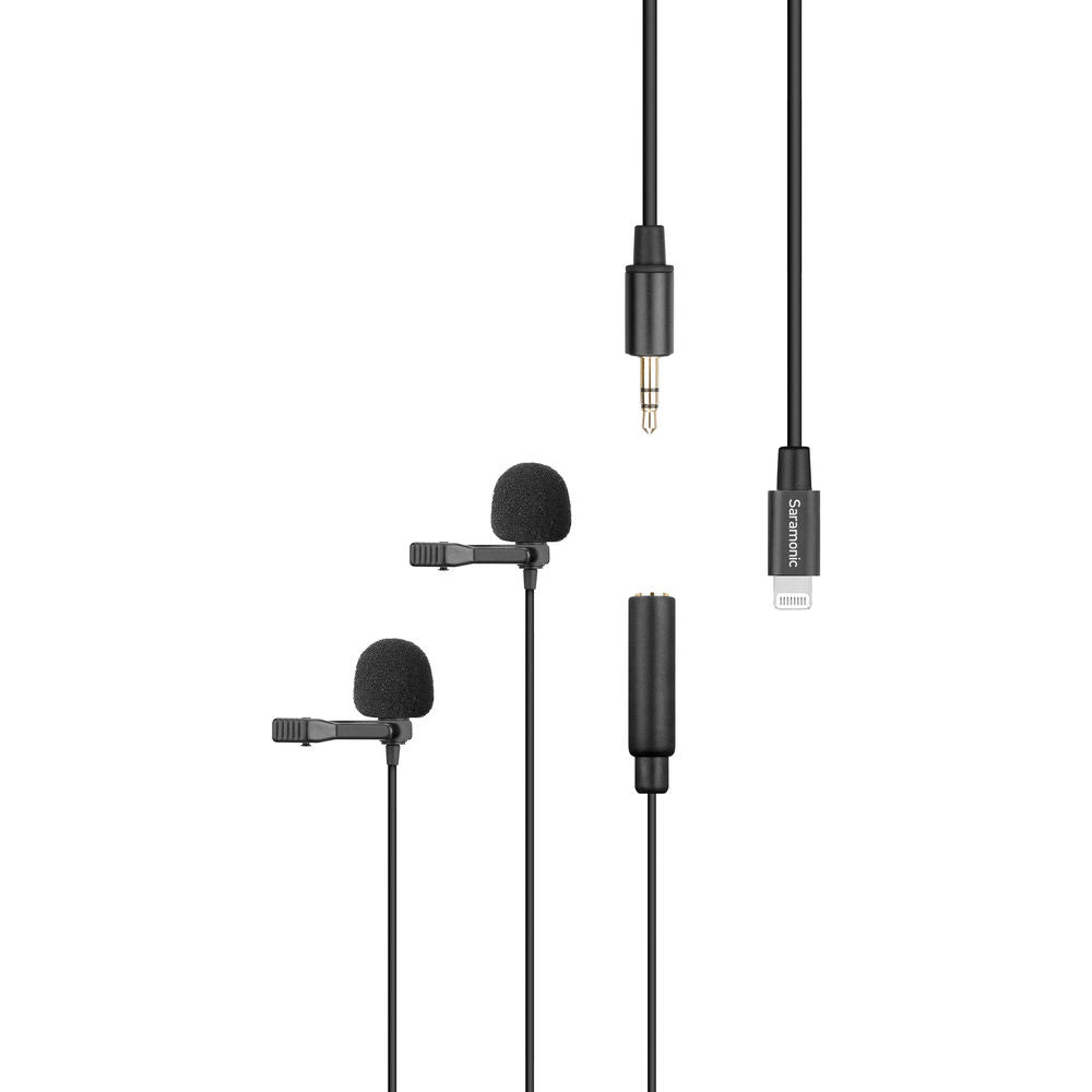Micrófono Lavalier Dual Saramonic LavMicro U1C