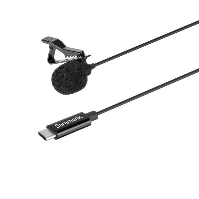 Micrófono Lavalier Saramonic LavMicro U3B Omnidireccional con Conector USB-C para Android (6 metros)