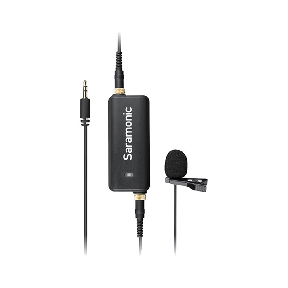 Micrófono Lavalier Saramonic LavMic con mezclador de audio