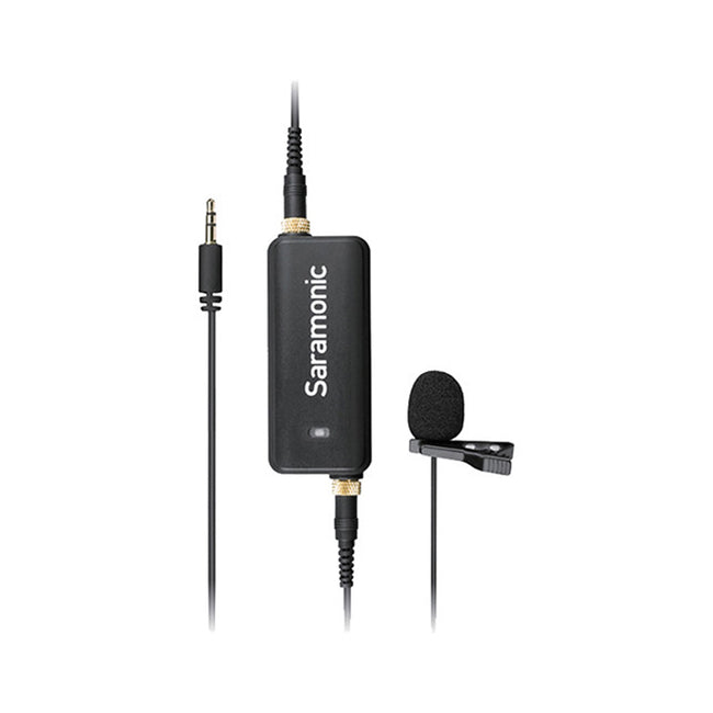 Micrófono Lavalier Saramonic LavMic con mezclador de audio