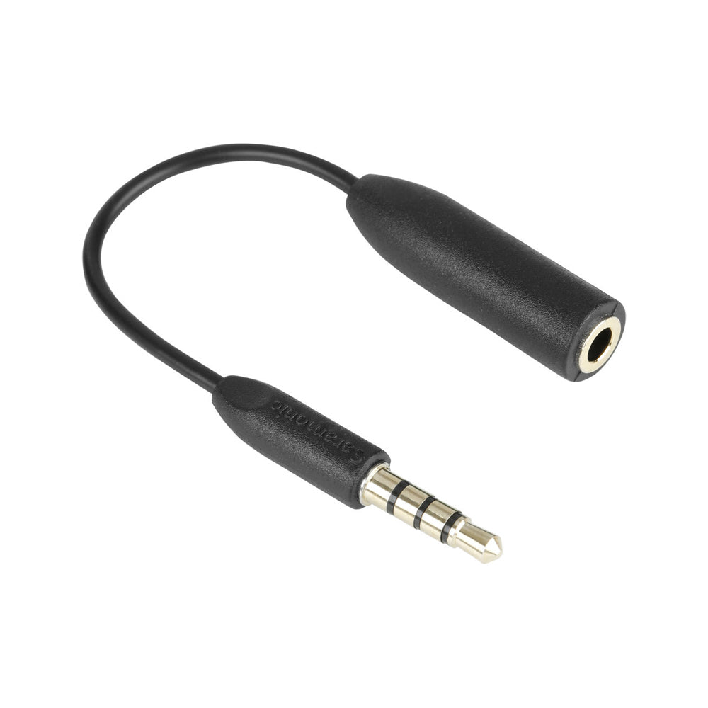 Saramonic SR-UC201 Cable Adaptador de Micrófono TRS Hembra a TRRS Macho