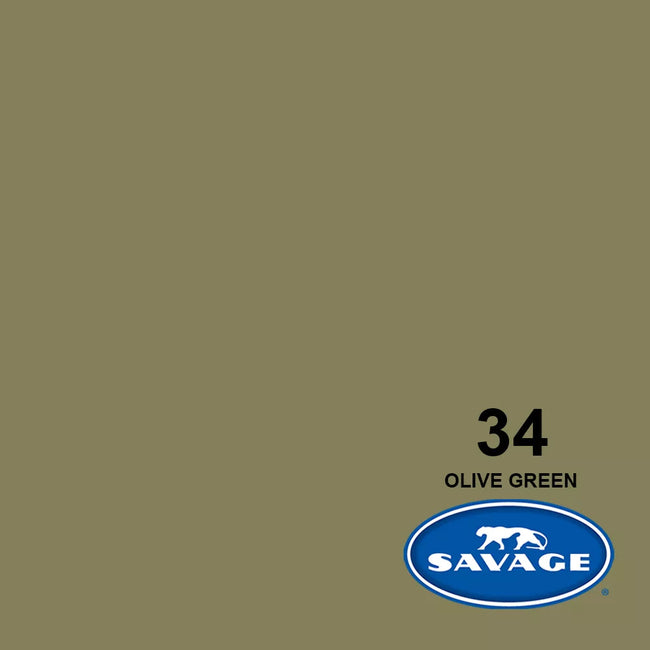 Fondo de Cartulina Savage Nr. 34 'Olive Green'