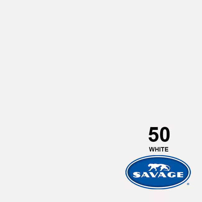 Fondo de Cartulina Savage Nr. 50 'White'