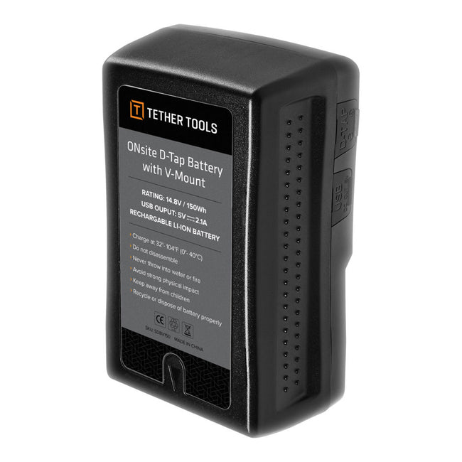 Batería Tether Tools SDBV150 Onsite D-tap de Montura V