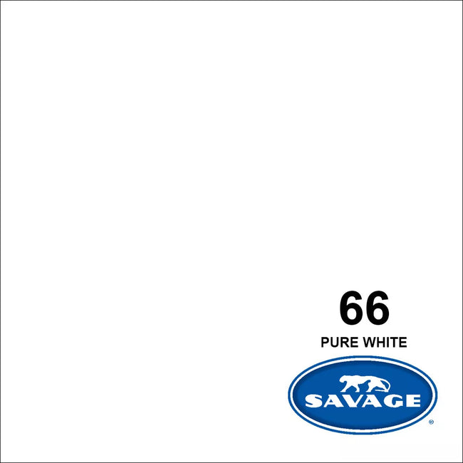 Fondo de Cartulina Savage Nr. 66 'Pure White'