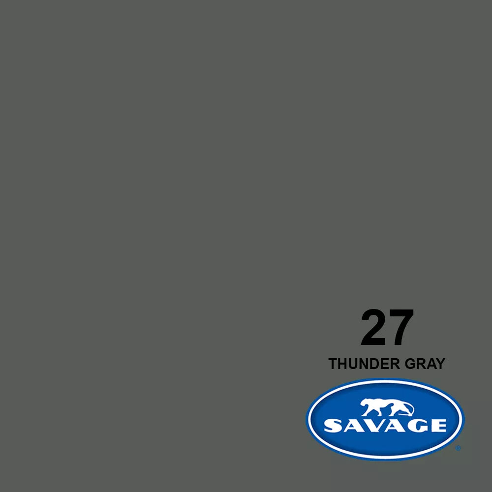 Fondo de Cartulina Savage Nr. 27 'Thunder Gray'